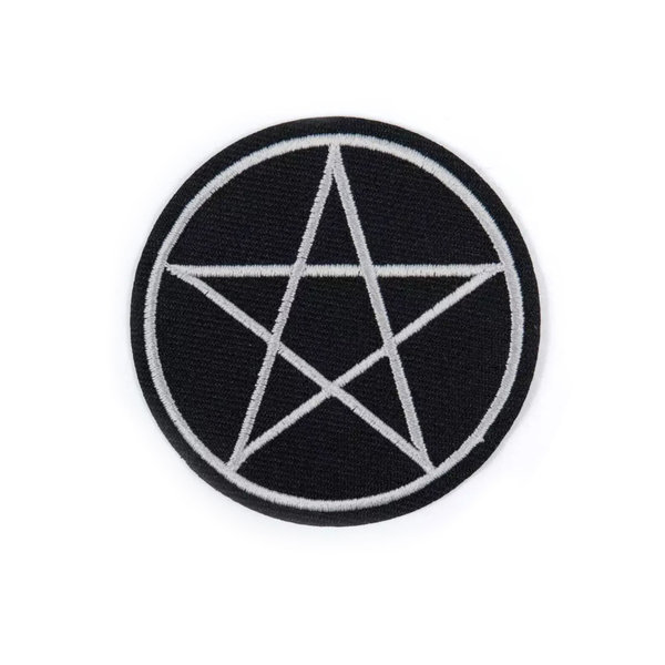 Patch Pentagram - Zwart